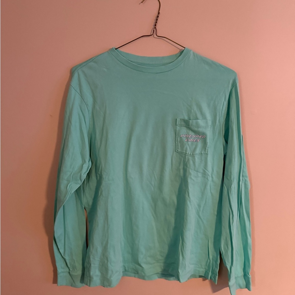 Vineyard Vines Mint Green Long Sleeve Shirt